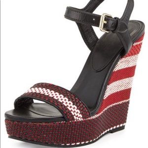 Burberry wedge heel